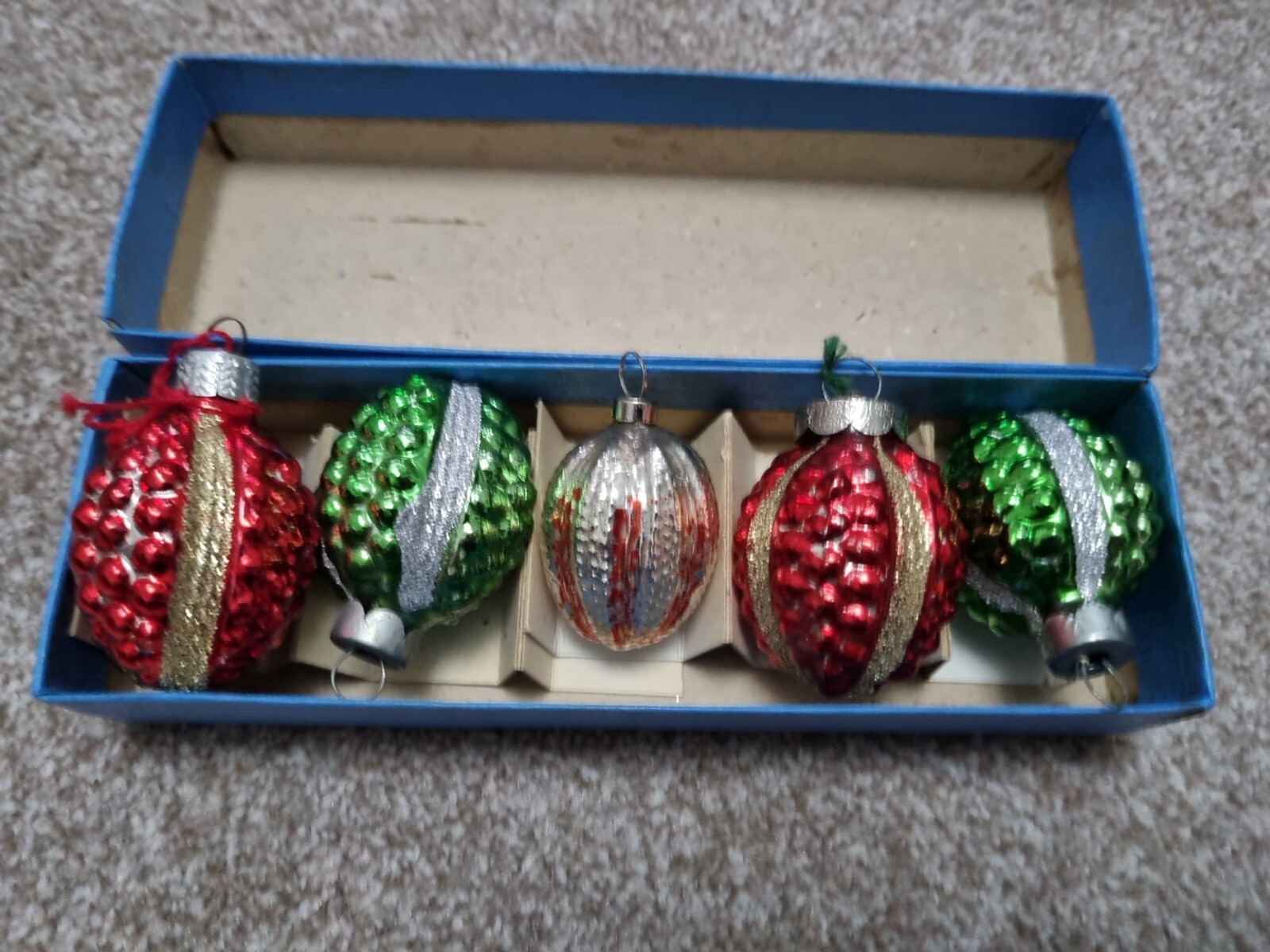 Albero di Natale vintage Mercurio Baubles X 5 frutti?