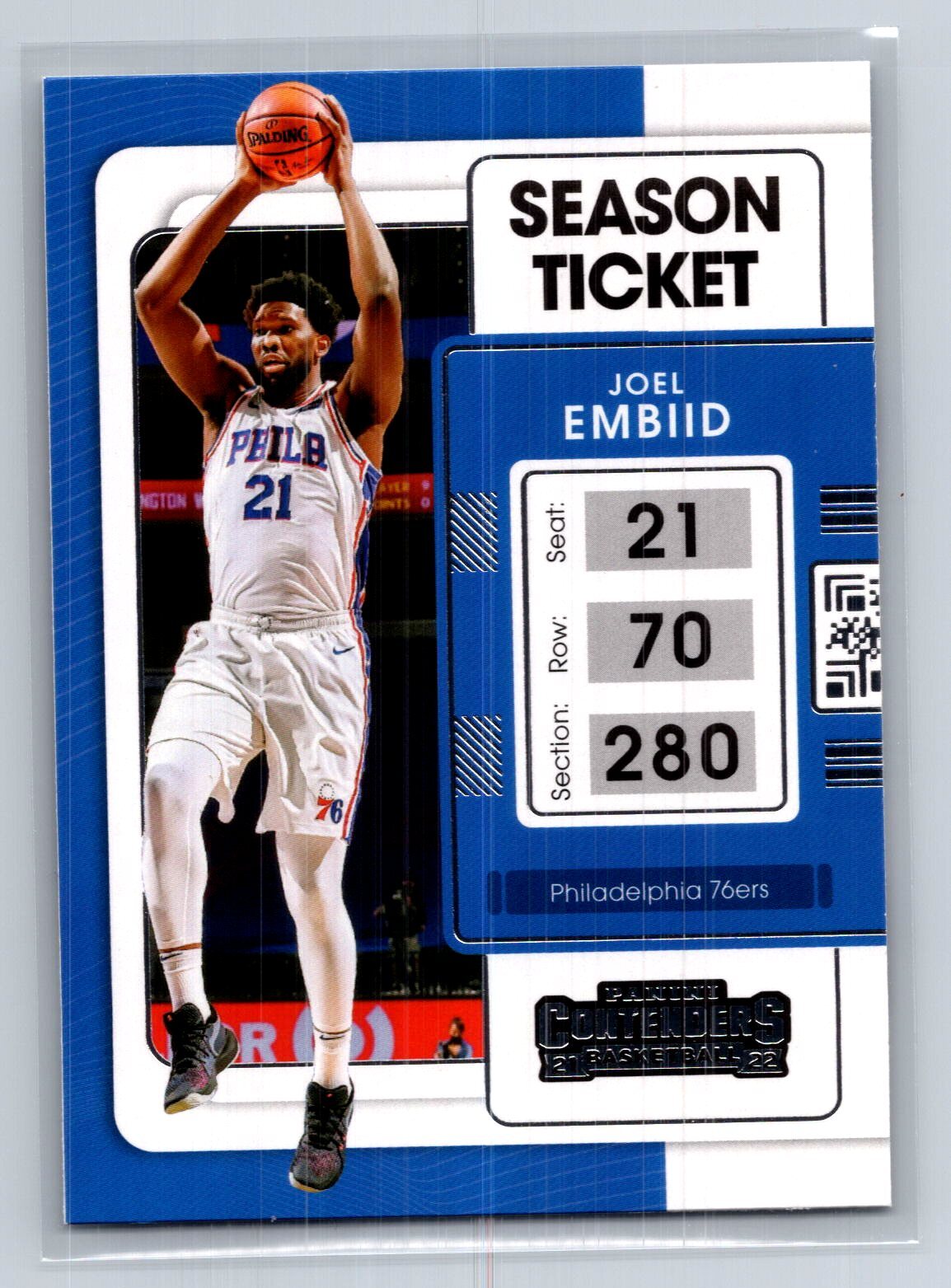 2021-22 Panini Contenders #67 Joel Embiid