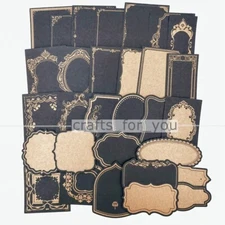30Pcs Paper Stickers Labels Tags Masking Scrapbooking Journal Crafts DIY Decor