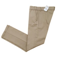 NWT J Crew Crewcuts Classic Chino, Tan Khaki, Girl's 12, 69.50, School Uniform