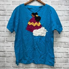 Alfredos Wife Blue USA Made T-Shirt Womens Size M