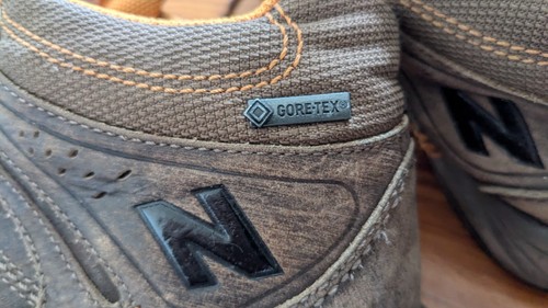 New Balance 1569 MW1569BO Orange Brown Gore-Tex Shoes Men's US 10 hiking trail - Picture 11 of 16