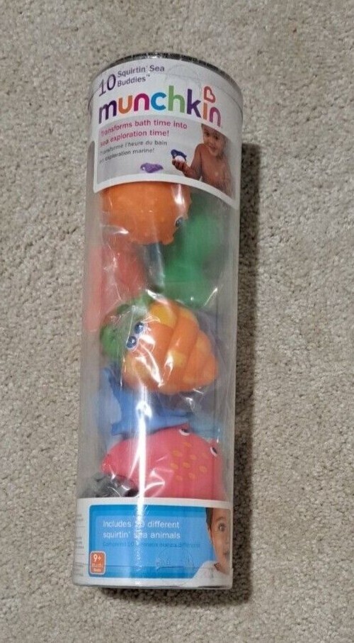 NEW Munchkin Squirtin Sea Buddies Bath Toy 10 pack eBay
