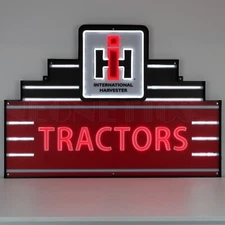 IH TRACTOR LED FLEX-NEON SIGN -- ART DECO MARQUEE