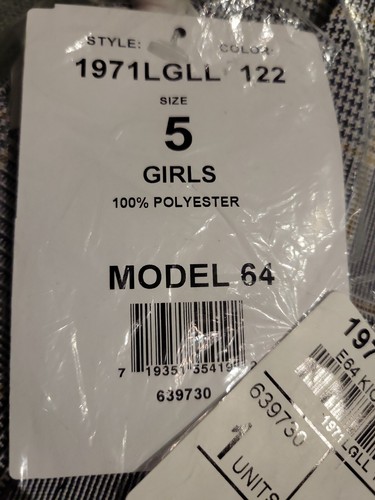Becky Thatcher Elderwear E64 Kick PLT V Skirt, Size: 5 Girls, NWT, Free Shipping - Picture 4 of 5