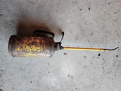 Vintage Golden Rod Dutton-Lainson Co. 1 Quart Oil Can USA