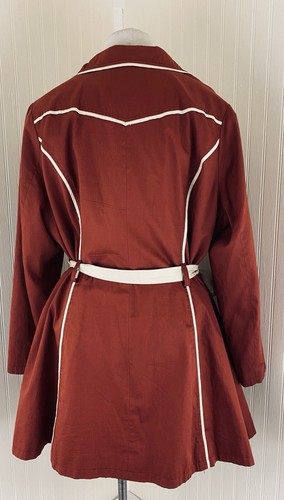 Vintage ModCloth Belted Jacket Open Front jacket Plus Size 2 XL - Picture 3 of 7