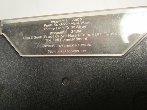 Audio Cassette CHUCK MANGIONE Feels So Good 1977  [12D2] - Picture 2 of 2