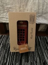 Kreatif Kraft Carbon Steel Telephone Box Ornament for Home Decoration