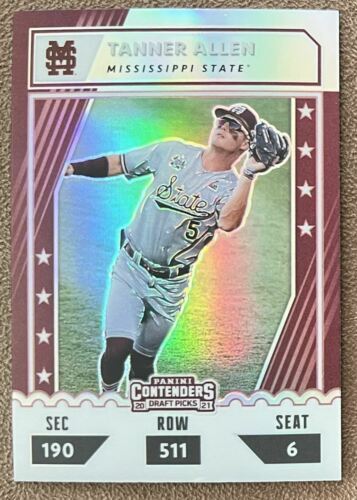 2021 Elite Extra Edition College OptiChrome Silver Tanner Allen Rookie #CTO-TA