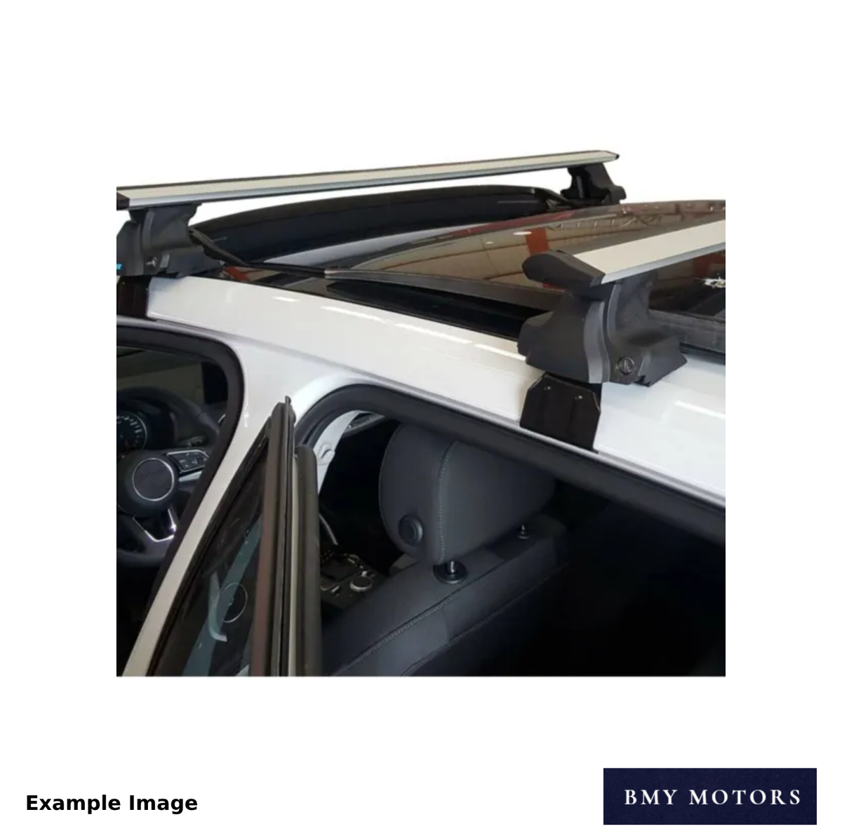 Audi A6 Allroad Quattro 2006–2011 Roof Rack Cross Bars Black Aluminum 2PCS C6