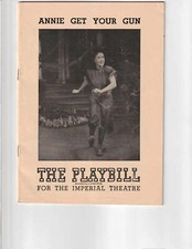 ANNIE GET YOUR GUN playbill Sept 1948 Imperial Theater starring ETHEL MERMAN