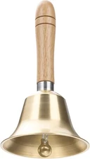 Super Loud Hand Bell - Solid Brass Call Bell for Elderly at Home