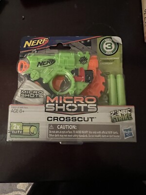 Nerf Micro Shots Crosscut Zombie Strike Series 3 by Hasbro NEW