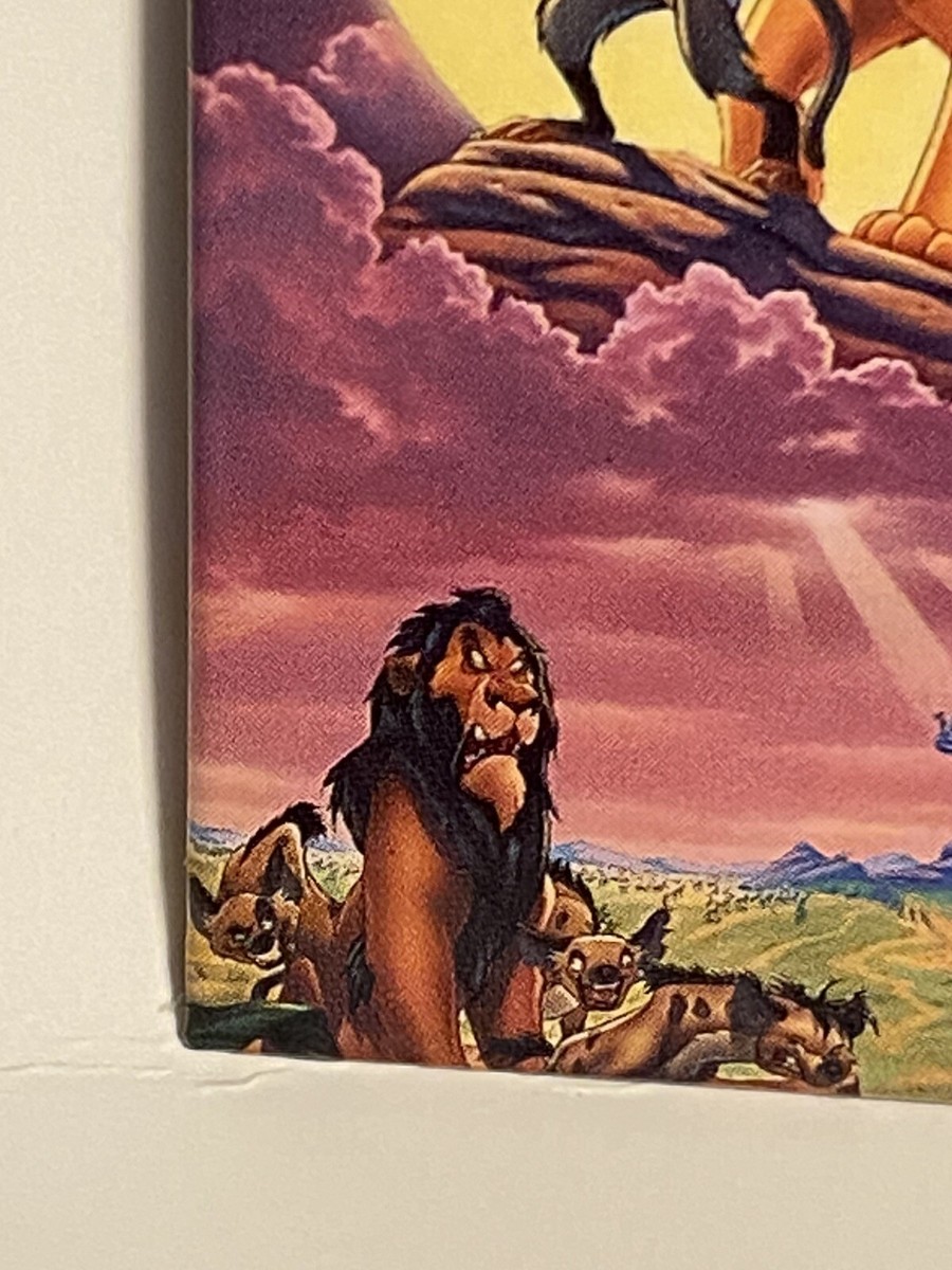 1994 vintage The Lion King original Movie Release Promotional rare