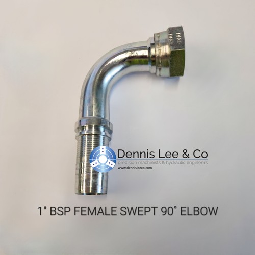 Hydraulic Hose Assembly 1" 2 Wire hose. Pick your size and fittings 250 - 3000mm - Picture 5 of 6