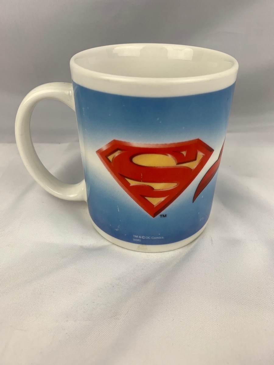 Monogram 2006 10 oz. Ceramic "Super Man" Mug Cup Caped Superhero DC Comics  (054) | eBay