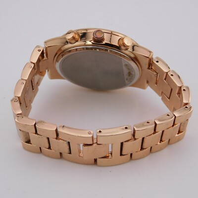 FMD FMDX343 Rose Gold Tone Quartz Analog Women\'s Watch Sz. 6 1/2-7 New Battery FMD FMDX343 Rose Gold Tone Quartz Analog Women main image 2