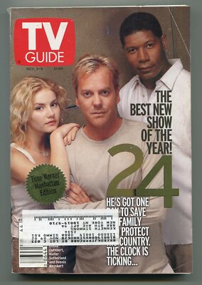 MAG: TV Guide-24-Time Warner Cable Manhattan Edition-Nov 2001-VG