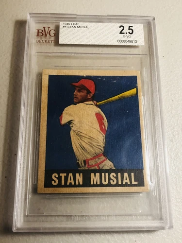Stan Musial 1948 Leaf #4 Baseball Rookie RC HOF BVG 2.5 *Must Have Card!