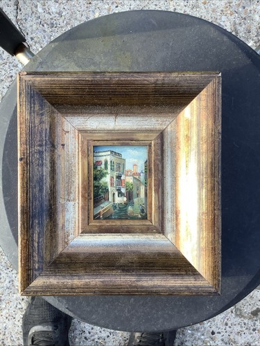 Peinture Venise Sur Panneau