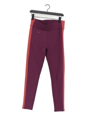 Castore Damen Leggings M lila Polyester mit Elasthan volle Länge