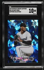 2023 Bowman Chrome Sapphire Edition Selections Eury Perez Pérez SGC 10 GEM 09an