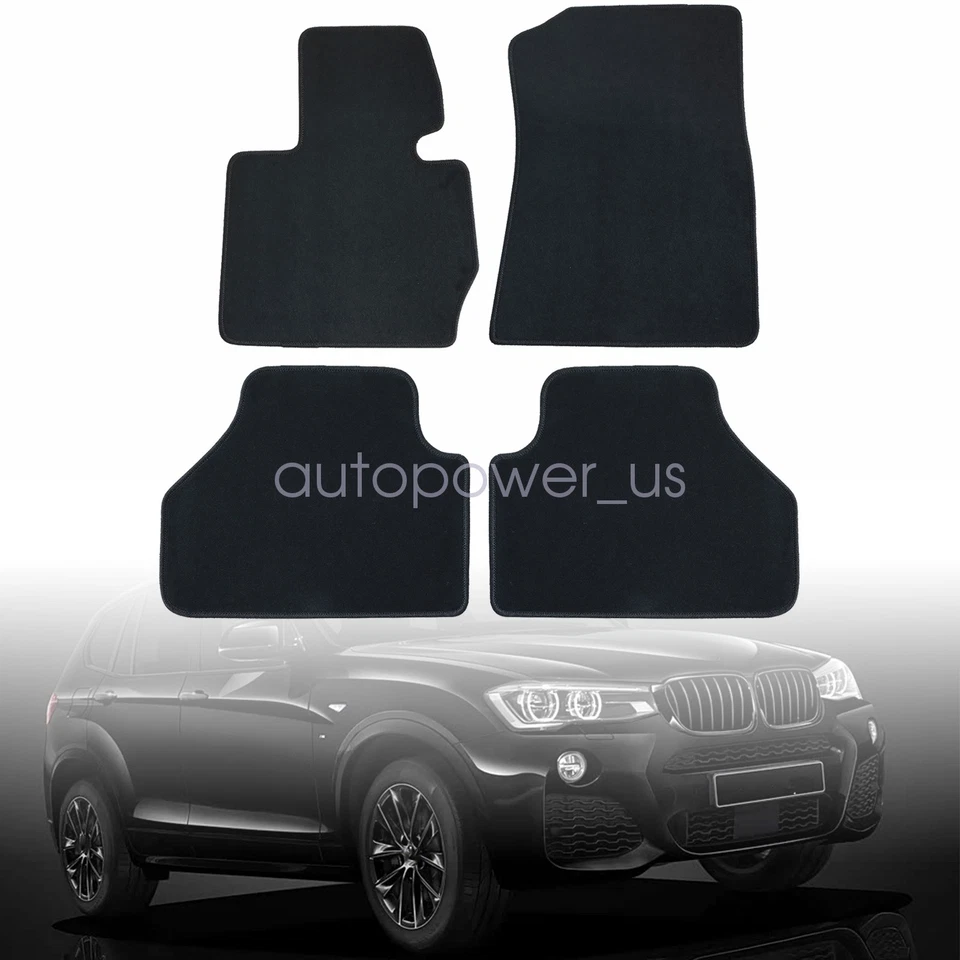 Alfombrillas delanteras y traseras para BMW X3 F25 2012 2013 2014 2015 2016 2017 2018 Foto 4 de 4