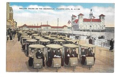 Rolling Chairs on the Boardwalk, Atlantic Cit...