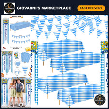 German Beer Festival Oktoberfest Decorations Kit - Party Supplies  Festive Deco