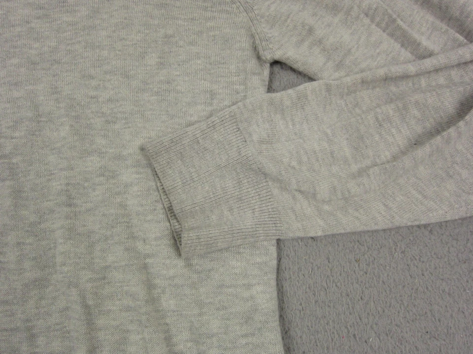 Aritzia Sweater Dress Large Gray Wool Linen Turtleneck Long Sleeve 90s Babaton - Image 3 of 4
