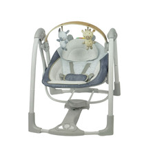 Ingenuity Swing n Go Portable Swing Removable Toy Bar - Chambray N9258 AR