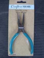 Crafter's Quare Teal Green Needle Nose Pliers For Crafts