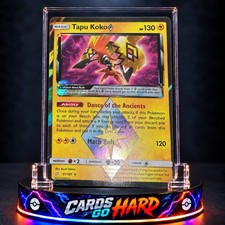 Tapu Koko Prism Star Prism Rare SM Team Up 51/181 Holo Card LP on eBay