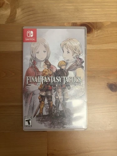 Final Fantasy Tactics The Ivalice Chronicles Video Game Nintendo Switch w/Poster