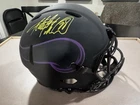Adrian Peterson signed F/S Authentic Lunar Eclipse Vikings Beckett Read Descrip.