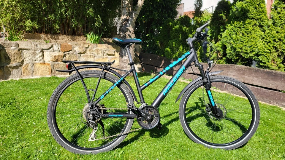 Damenfahrrad Mädchenfahrrad Mountainbike 26 Zoll 24 Gang Scheibenbremsen LED - Bild 2 von 4
