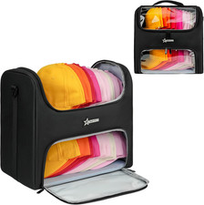 Large Hat Bag for Baseball Caps, Cap Organizer carrier for 20-24 Caps,