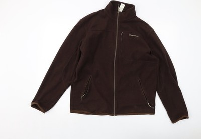 Quechua braune Herrenjacke Größe L Reißverschluss