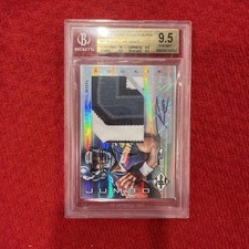 2012 Limited Russell Wilson Prime 3 Color Jersey Number Auto/25 BGS 9.5