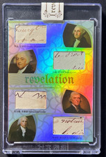 George Washington John Adams 2025 Eternal 48/50 Quad Patch Revelation History