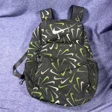 Nike Swoosh All Over Print Backpack Black Gre...
