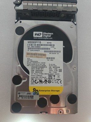 Western Digital RE 2TB 7.2K RPM 3.5'' SATA (WD2000FYYS) Internal HDD