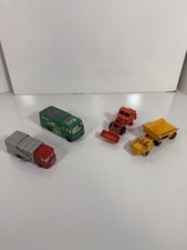 Vintage Lot Matchbox Lesney King Size Trucks BP Transporter Dump Tractor Garbage