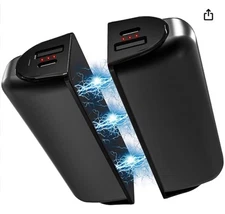 2 Pack 10000 mAh Hand Warmer Power Bank Split Design Dual Purpose