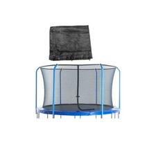 Machrus Round Trampoline Net Replacement, 12 Ft, Uses 8 Poles or 4 Arches, Te...