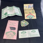 Vtg Cabbage Patch Kids Birth Certificate Adoption Paper ELENORE GISELA Ad Tag