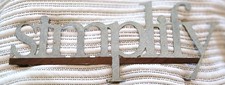 Motivational Simplify Home Decor Wall Hanging Metal With Hangers
