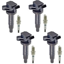 Set of 4 UF247 Ignition Coil Pack  4503 Iridium Spark Plug Compatible with 2...
