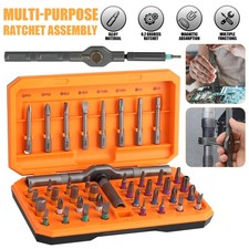 42 in 1 Magnetic Screwdriver Set, DIY Ratchet Screwdriver Set Multi Bit Magnetic